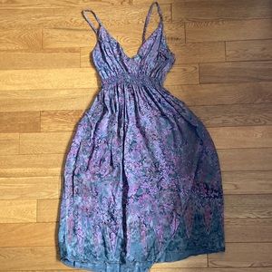 Purple Patterned Sundress